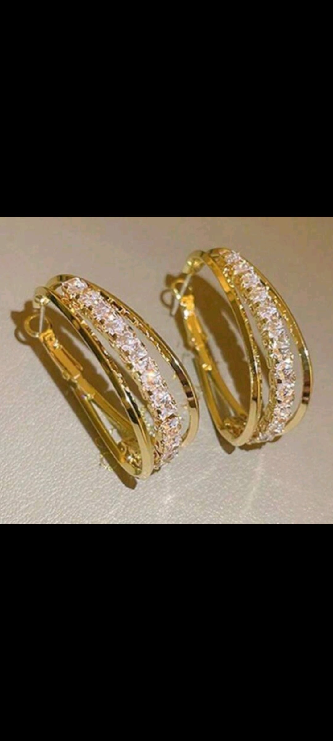 Rhinestone hoops