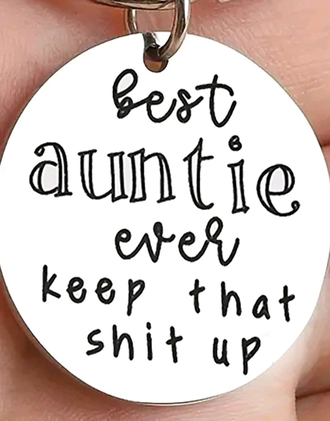 Best auntie joke keyring