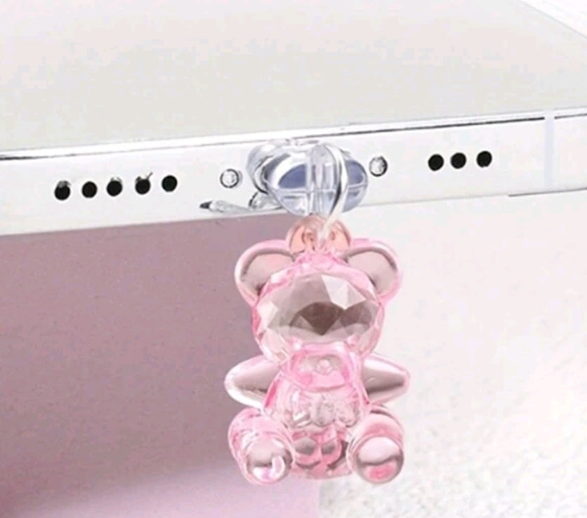 Gummy bear phone charm