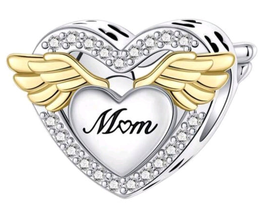 Mum, my angel charm