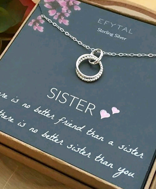 Sister necklace