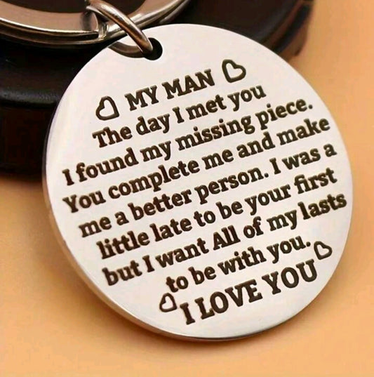 My man keyring