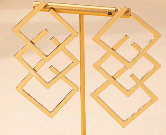 Gold tripple squares