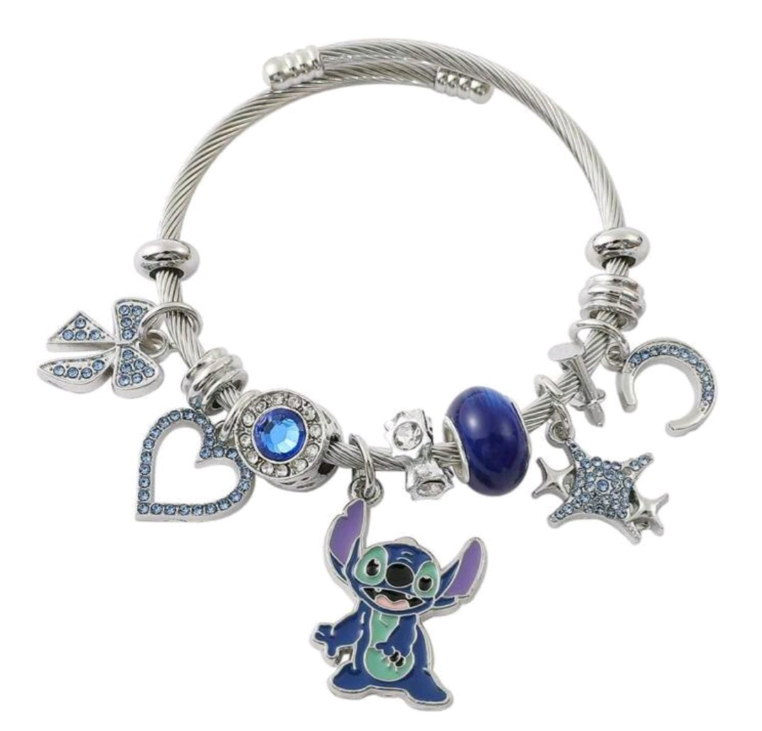 Stitch charm bracelet